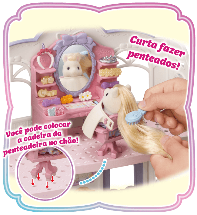 Sylvanian Families Salão de Beleza Elegante da Pônei 5642