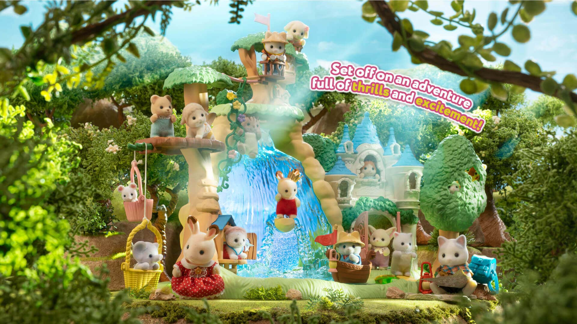 Sylvanian Families, Family Trip Series, Secret Forest Falls