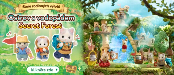 Sylvanian Families Ostrov s vodopádem Secret Forest