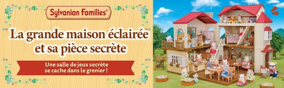 Sylvanian Families La grande maison éclairée et sa pièce secrète