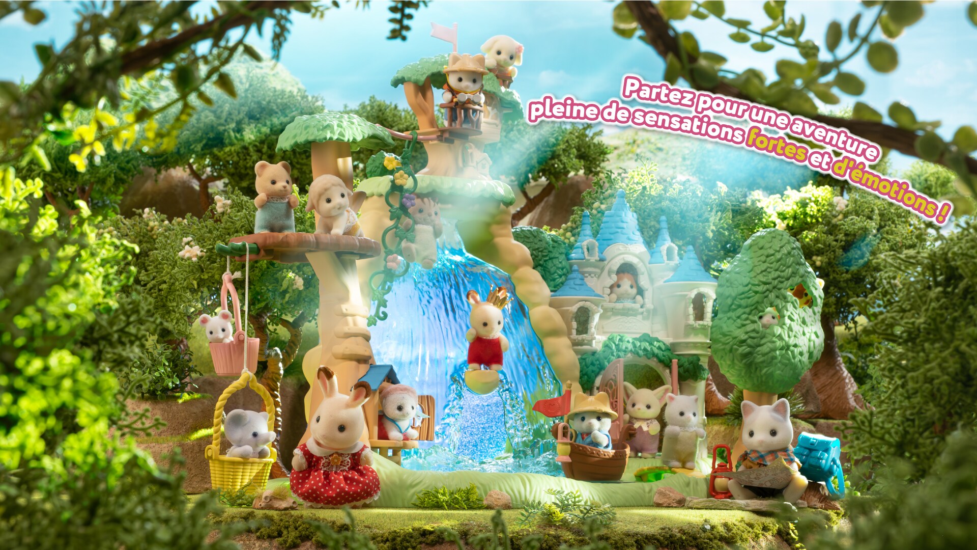 Sylvanian Families, Les vacances, La cascade de la forêt secrète