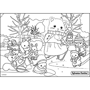 Sylvanian Families Para Colorir