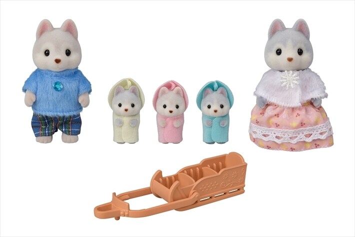 Pig Baby With Car - Sylvanian Families (Europe) 1483