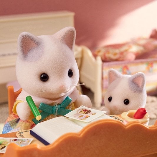 FAMILLE CHAT TIGRE - SYLVANIAN FAMILLES