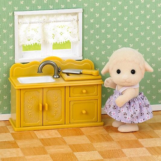 Sheep Sister With Kitchen Set EB - 4