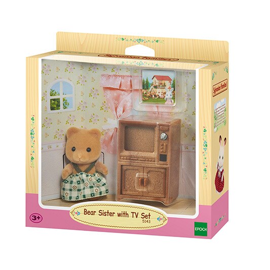 Bear Sister With Tv Set EB - 4