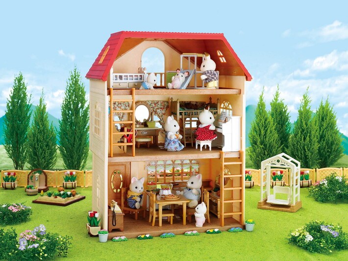  Epoch Sylvanian Families Sylvanian Family 3 Floor House Ha-45 :  Toys & Games