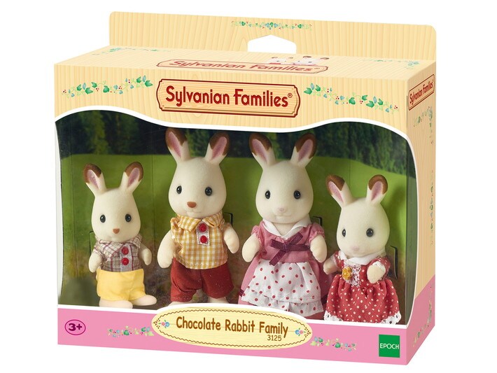 Sylvanian Families - Familia Conejo Chocolate, Sylvanian Family