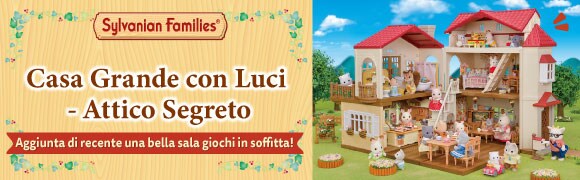 Sylvanian Families Casa Grande con Luci - Attico Segreto