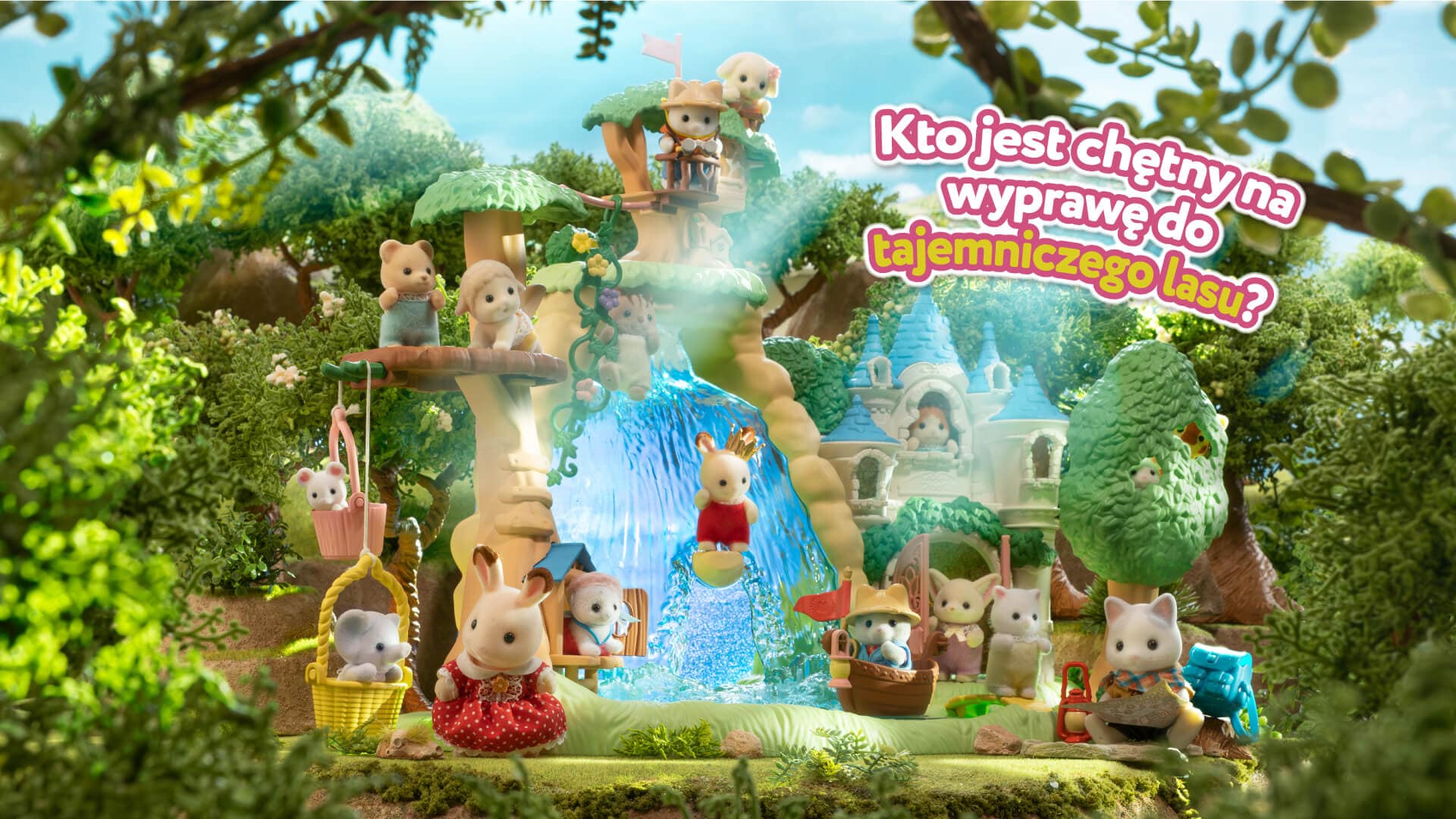 Sylvanian Families, Family Trip Series, Wyspa z wodospadem Secret Forest 